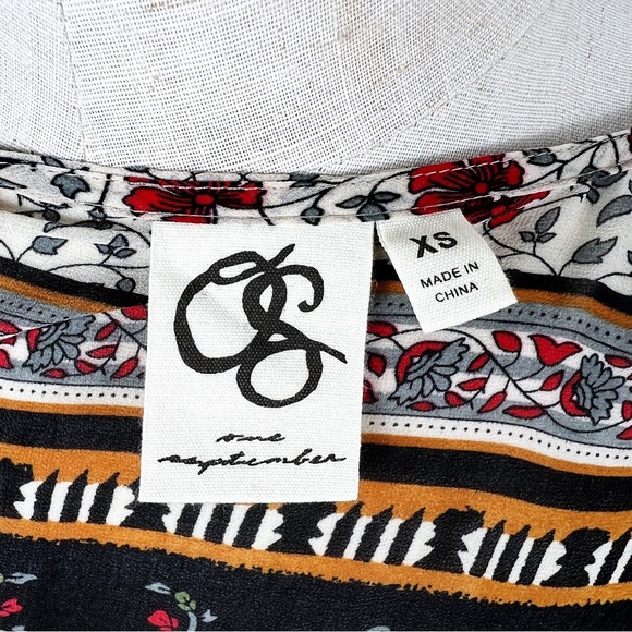 Anthropologie One September Provençal MIDI Dress Size X-Small - Picture 10 of 11